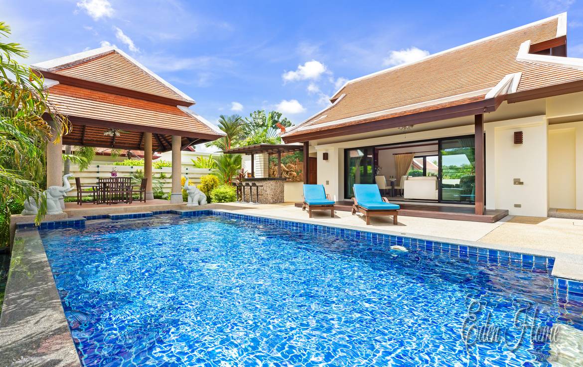 Pool villa in Luxury Estate, 3 Bedroom , Naiharn