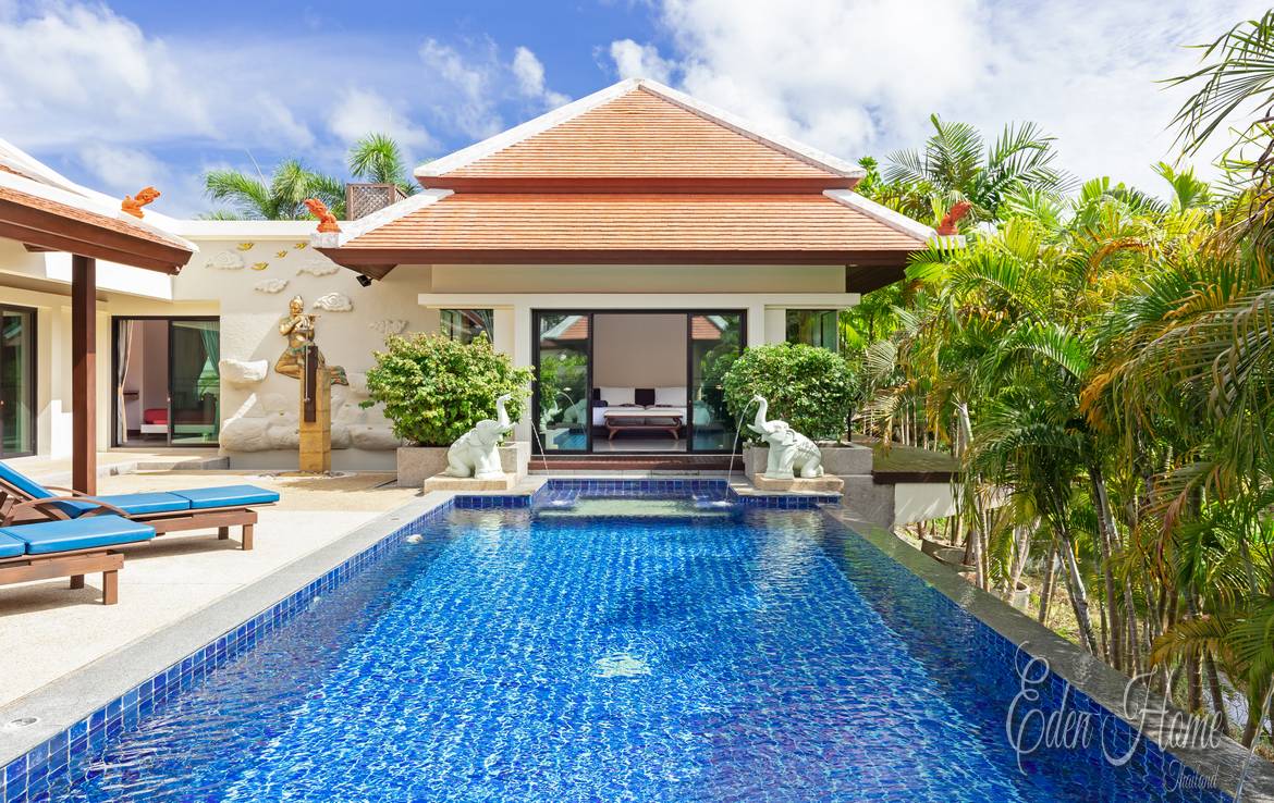 Pool villa in Luxury Estate, 3 Bedroom , Naiharn