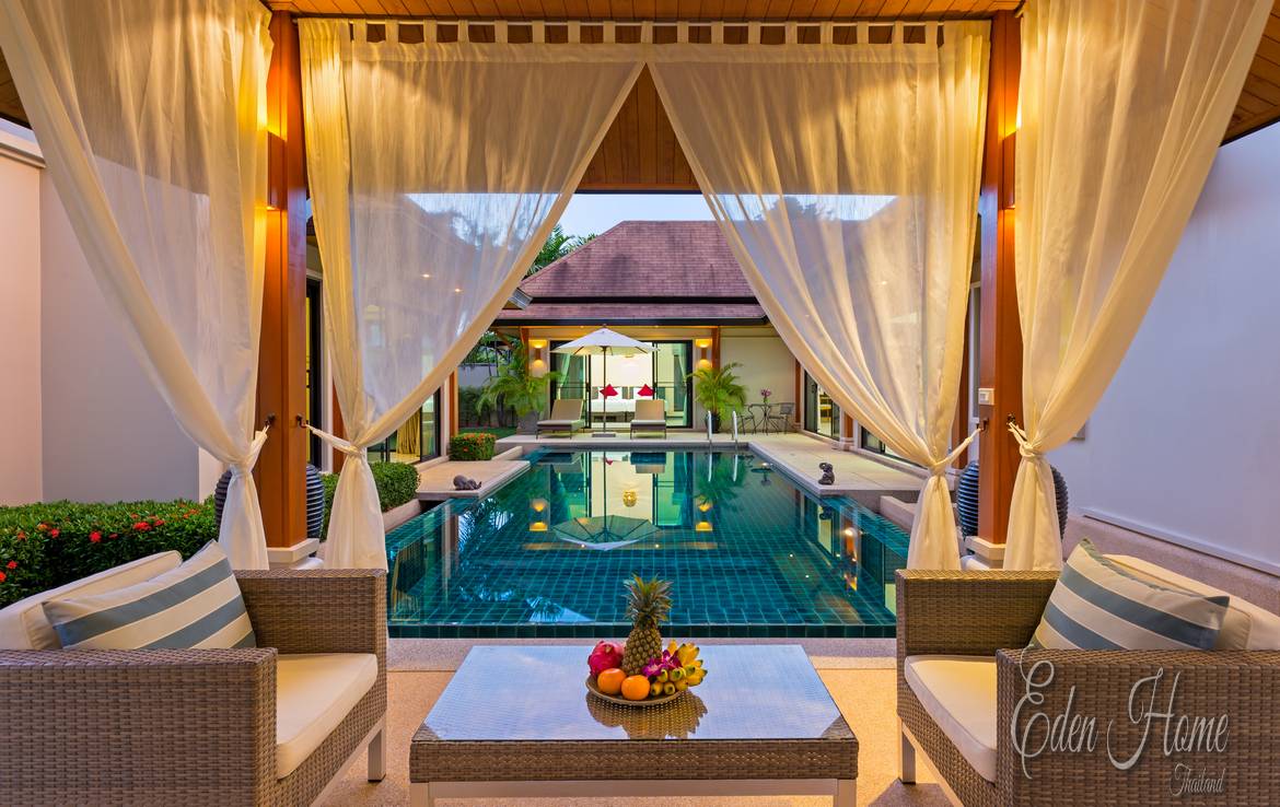Elegant boutique villa,3 Bedrooms, Naiharn