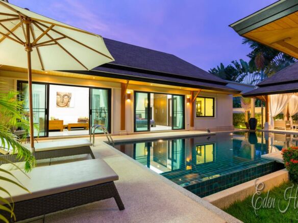 Elegant boutique villa,3 Bedrooms, Naiharn