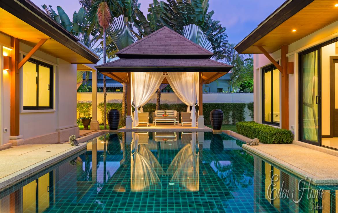 Elegant boutique villa,3 Bedrooms, Naiharn