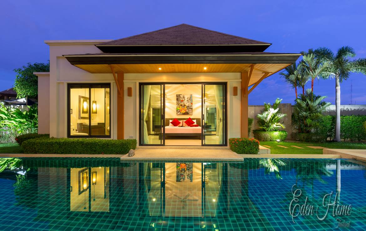 Elegant boutique villa,3 Bedrooms, Naiharn