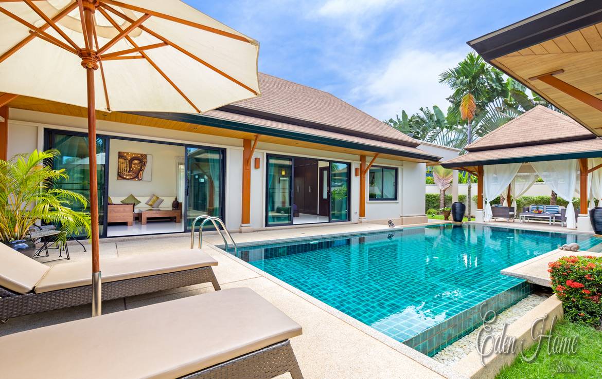 Elegant boutique villa,3 Bedrooms, Naiharn