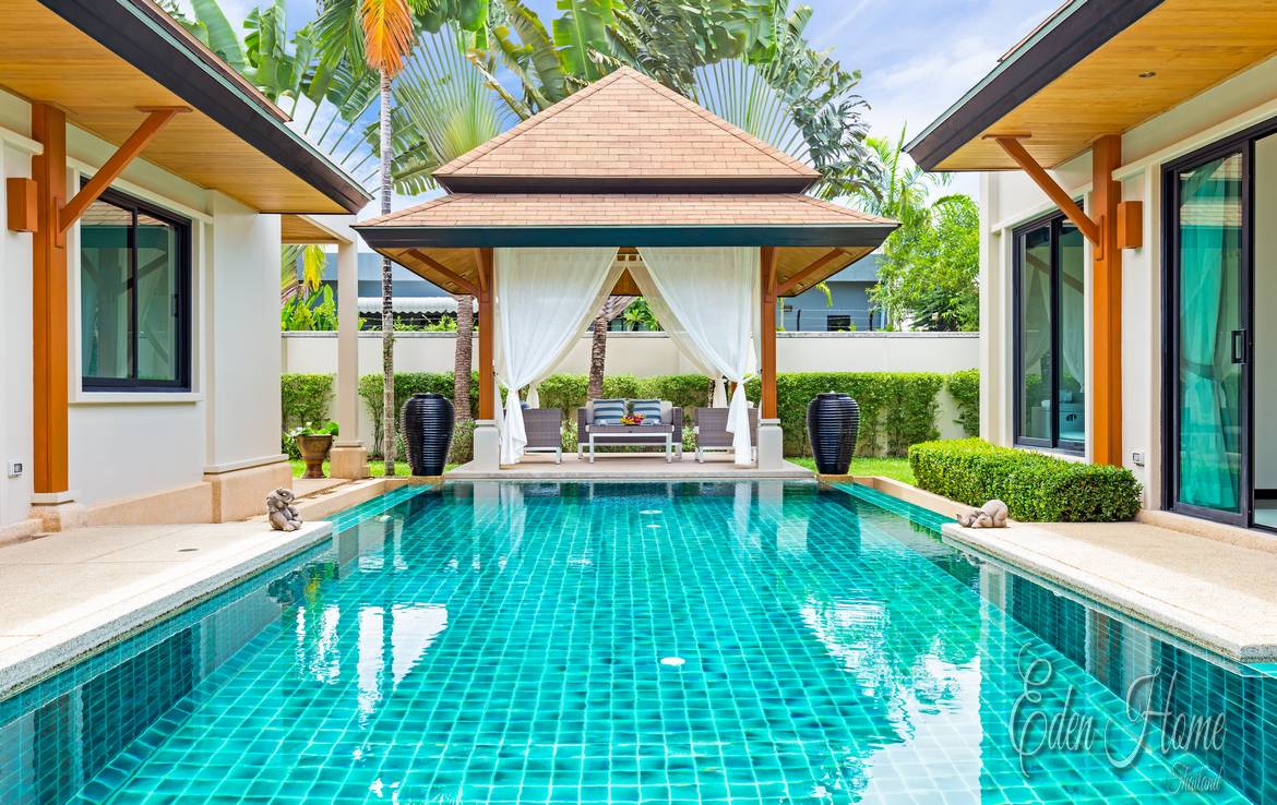 Elegant boutique villa,3 Bedrooms, Naiharn