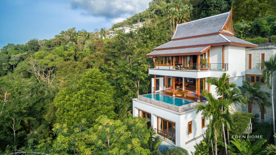 Panoramic Ocean View Villa in Surin