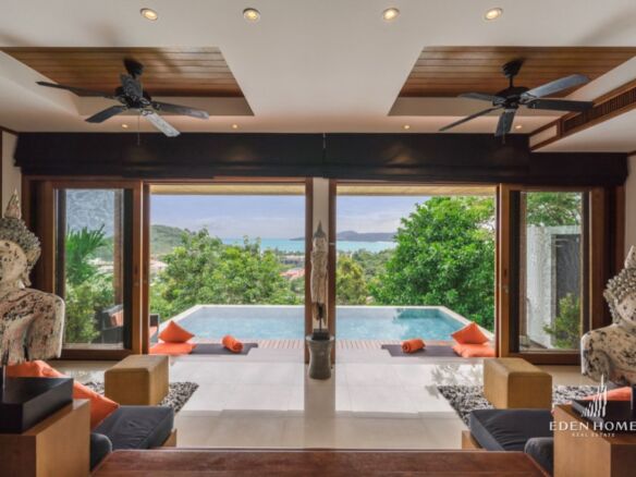 Panoramic Ocean View Villa in Surin