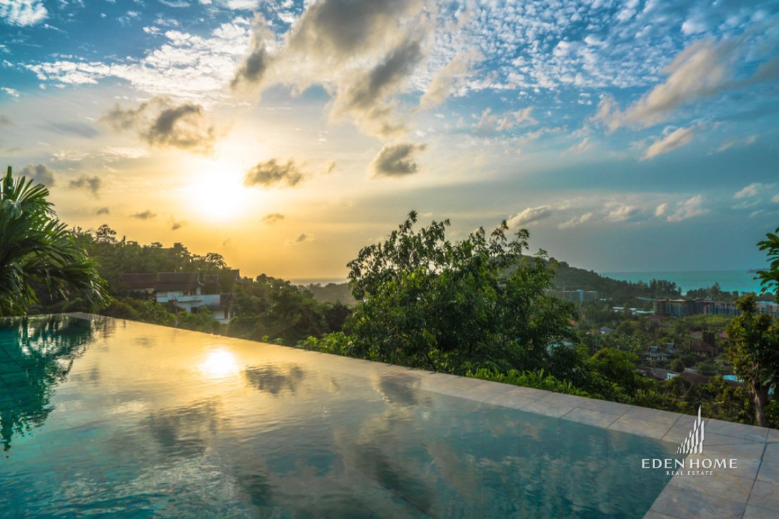Panoramic Ocean View Villa in Surin