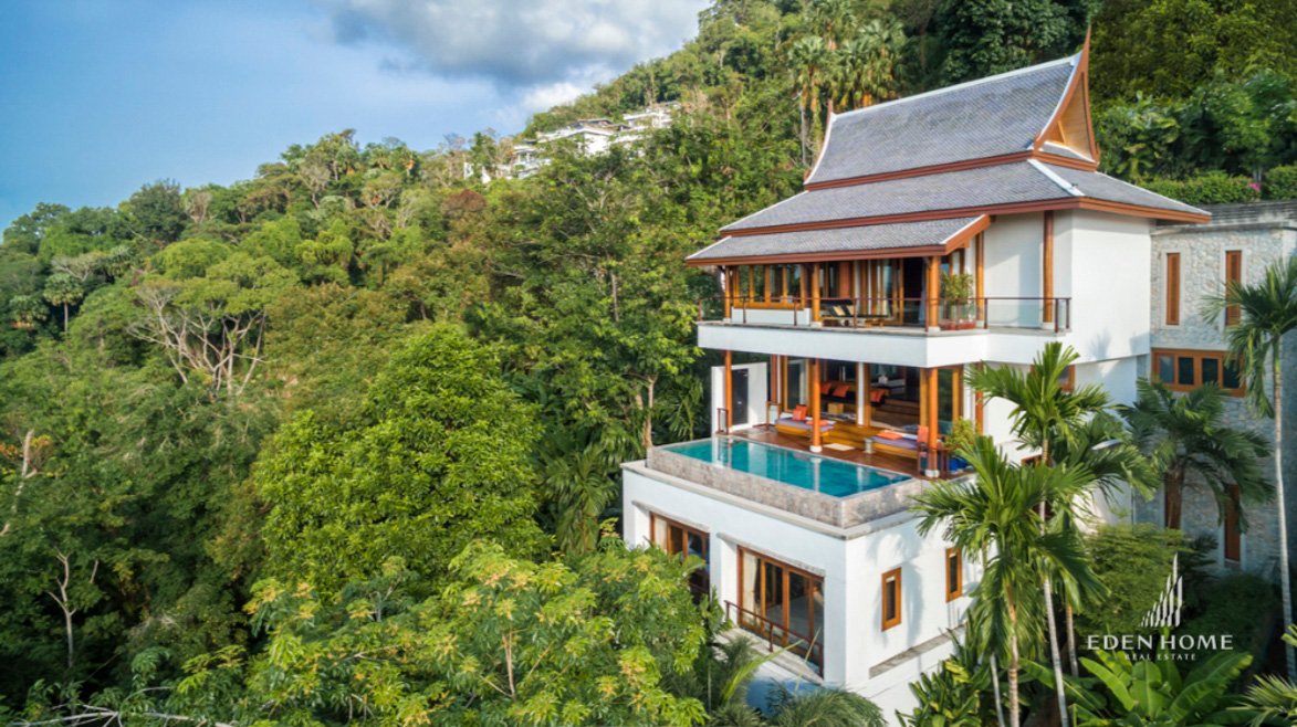 Eden Home EHS-646 Villa Malisa Panoramic Ocean View Villa in Surin